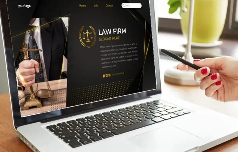 طراحی سایت وکالت