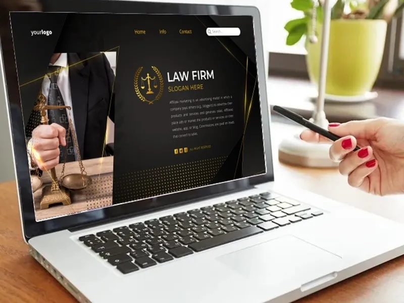 طراحی سایت وکالت