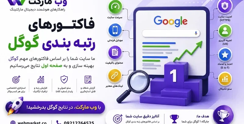 فاکتورهای رتبه بندی گوگل