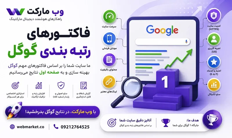 فاکتورهای رتبه بندی گوگل